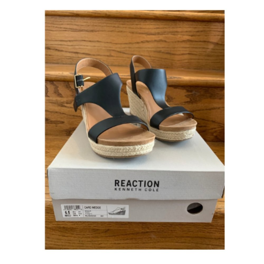 NW/B, Kenneth Cole, Card Wedge Espadrille, Size 6.5